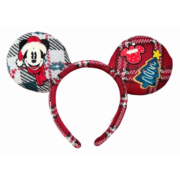 Disney Other - Disney Christmas Holiday Sweater Mickey Ears Headband Spirit Jersey